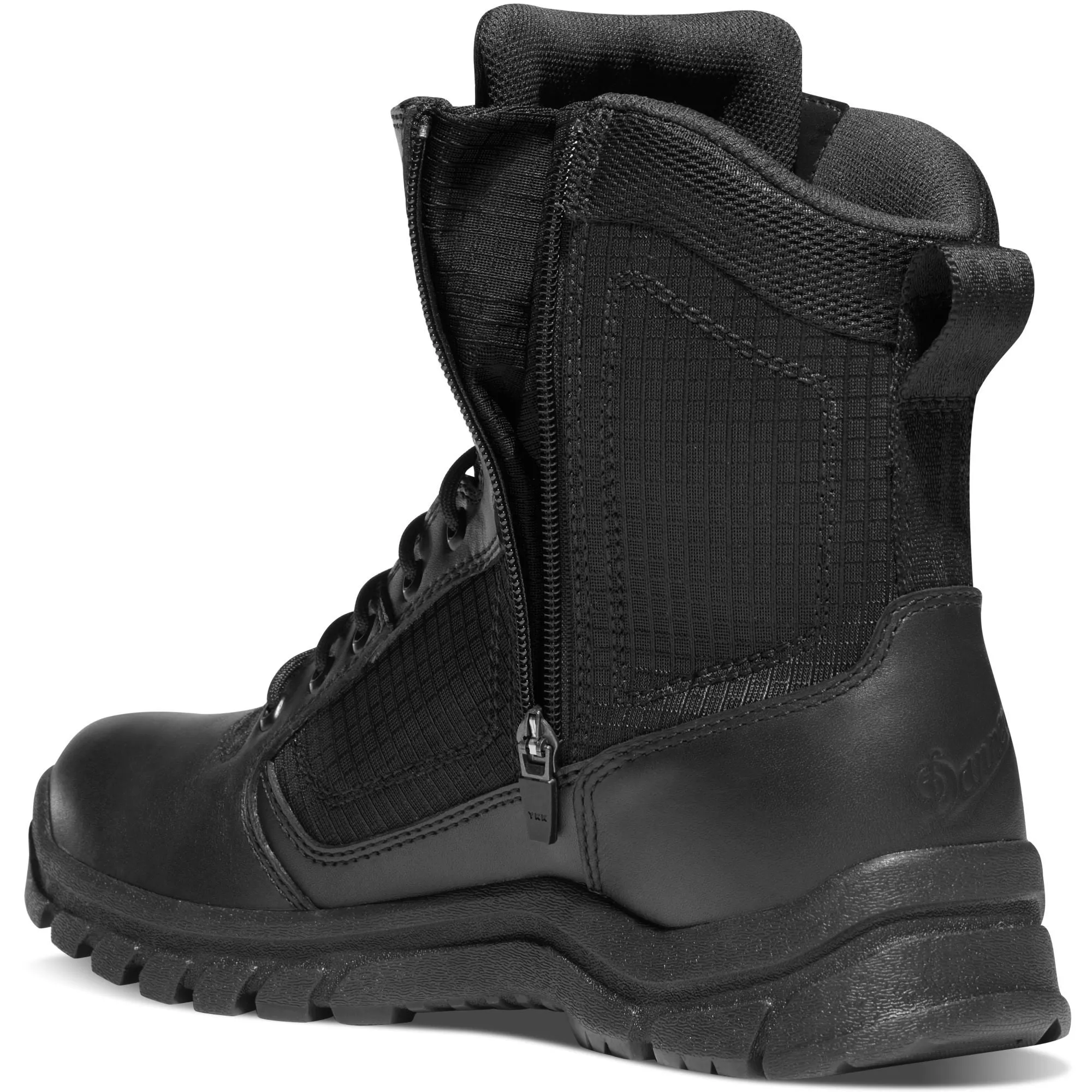 Danner Men's Lookout 8" Side Zipper Waterproof Duty Boot - Black - 23824