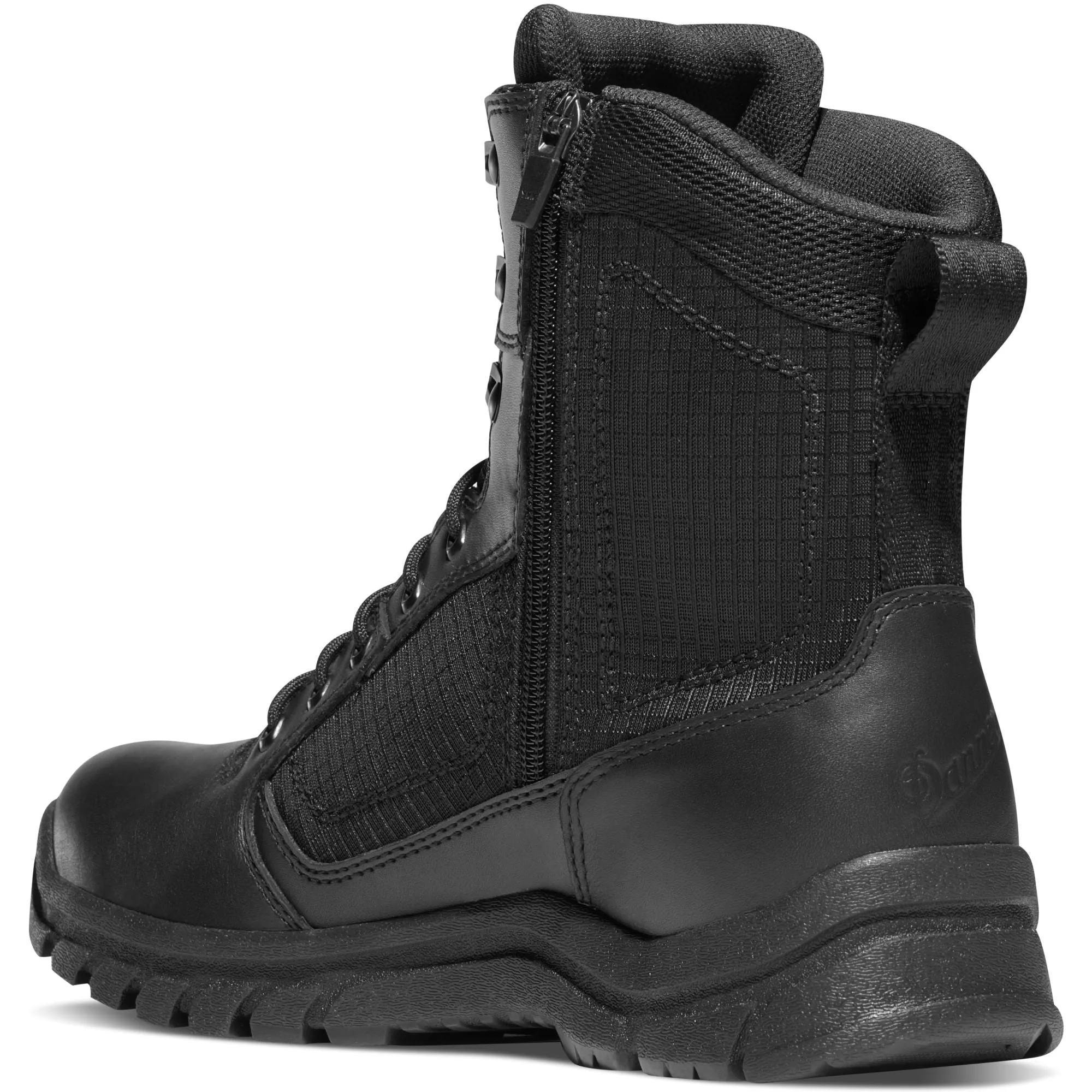 Danner Men's Lookout 8" Side Zipper Waterproof Duty Boot - Black - 23824