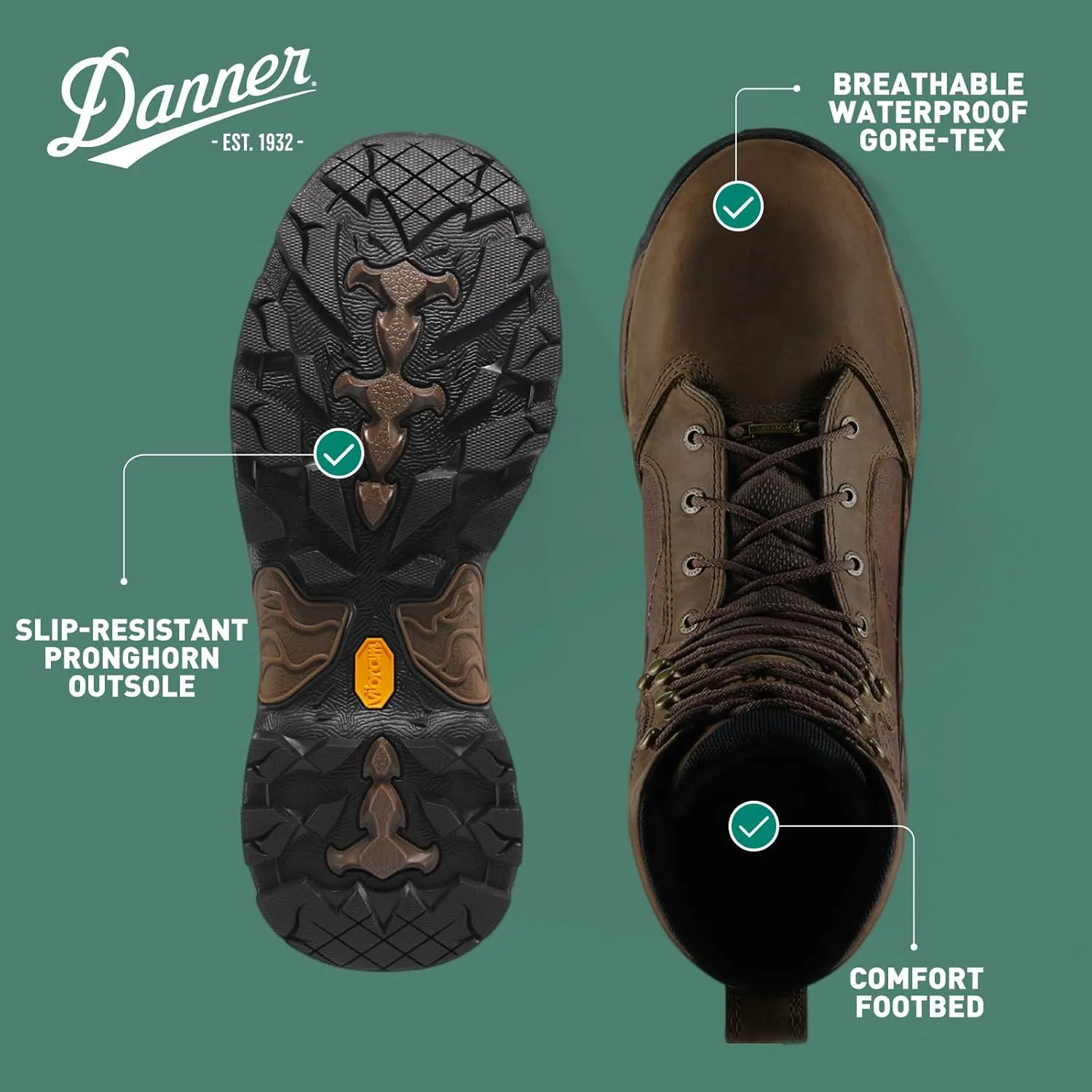 Danner Men's Pronghorn 8" 400G Gore-Tex Hunting Boot