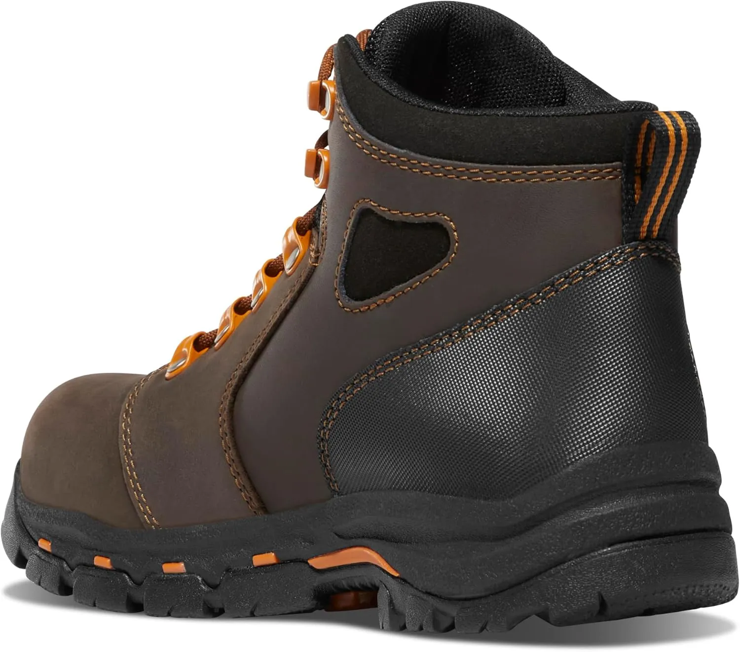 Danner Vicious NMT 4” Composite Toe Work Boots for Women - Waterproof and Breathable Leather Upper, Slip-Resistant Rubber Vibram Outsole, EH Resistant
