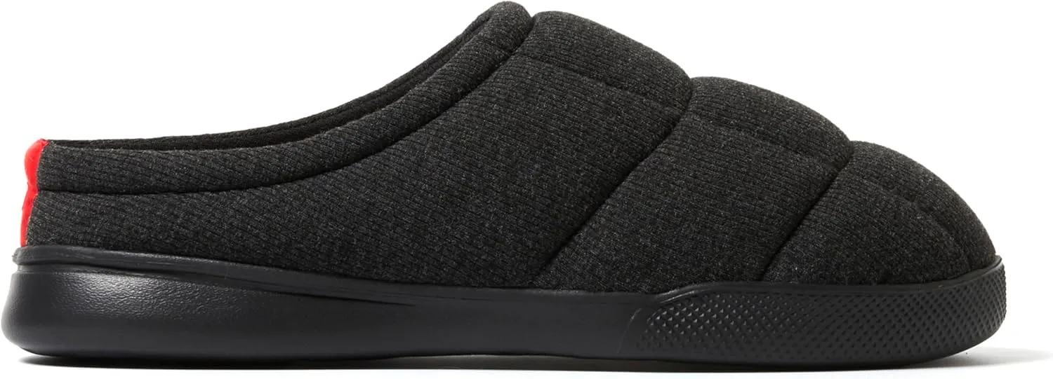 Dearfoams Men's Memory Foam Indoor Outdoor House Slipper-Brayden Clog-Gifts