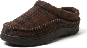 Dearfoams Men's Thompson Memory Foam Indoor/Outdoor Clog Slipper