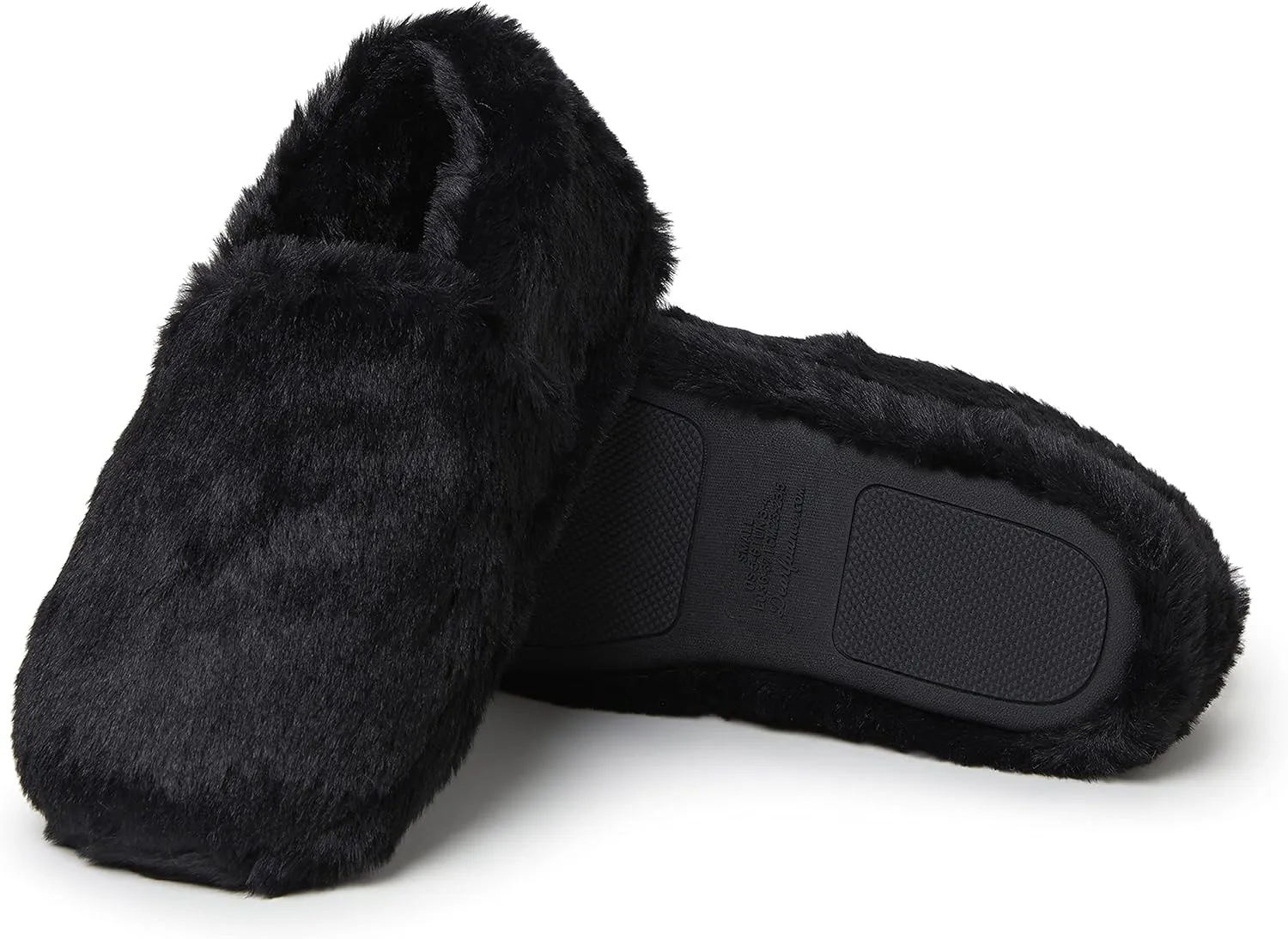Dearfoams Women's Ellie Fluffy Snuggle Slipper
