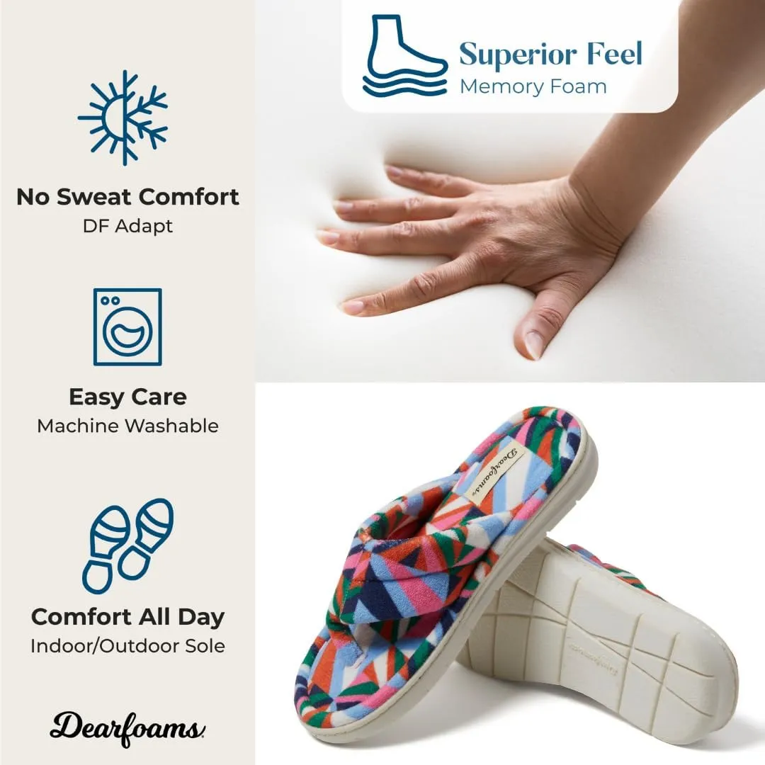 Dearfoams Women's Melanie Terry Thong Slipper