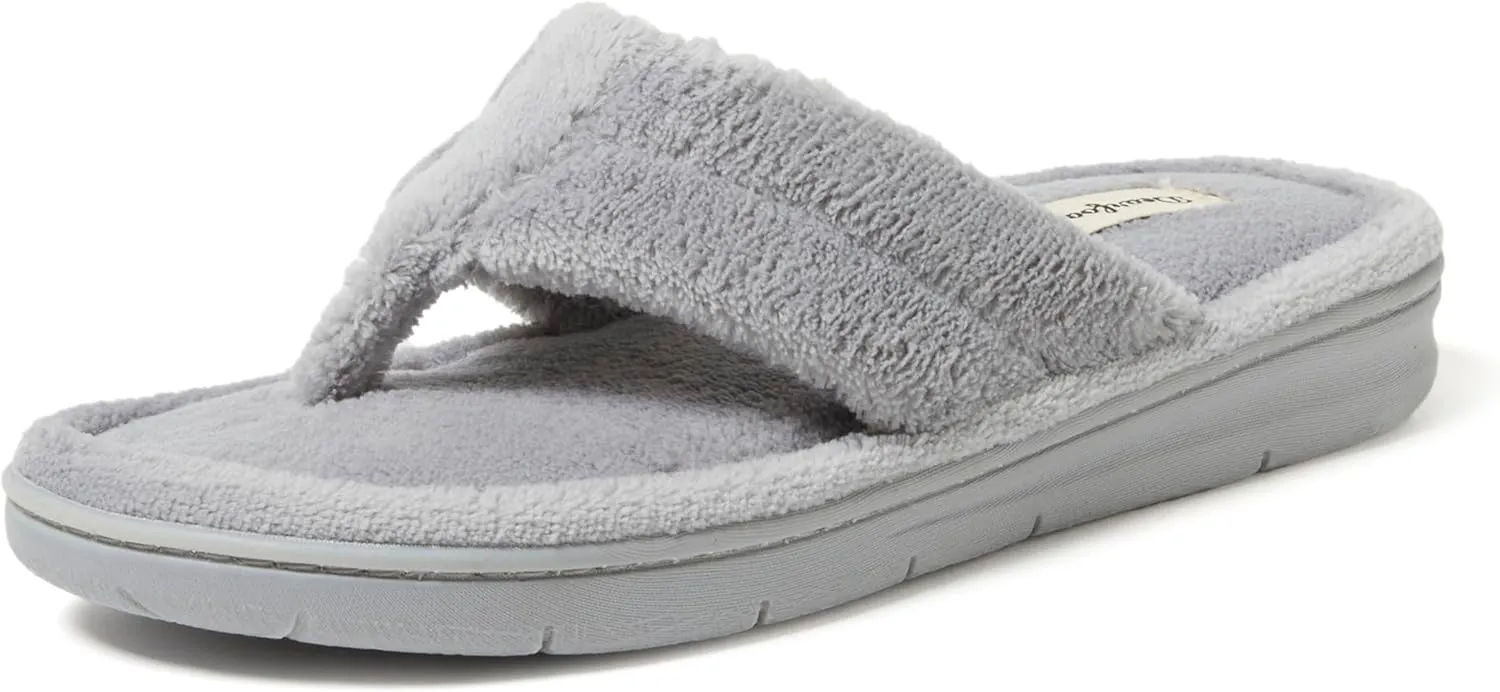 Dearfoams Women's Melanie Terry Thong Slipper