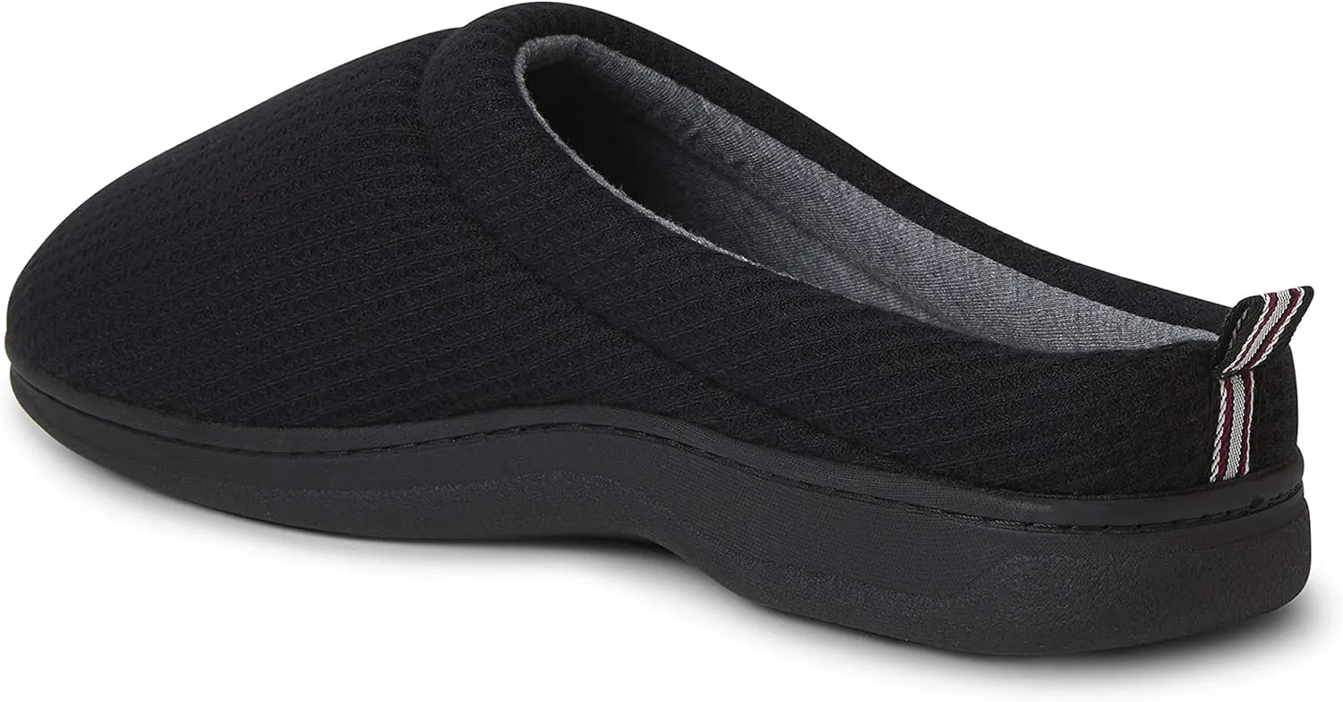 Dearfoams Women's Nathan Waffle Knit Clog Slipper