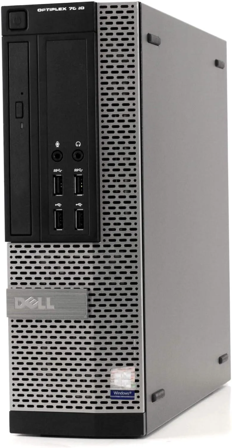 Dell Optiplex 4th Generation Desktop Computer | Quad Core Intel i5 (3.2) | 8GB DDR3 RAM | 500GB SSD Solid State | Windows 10 Professional | Home or Office PC (Renewed)