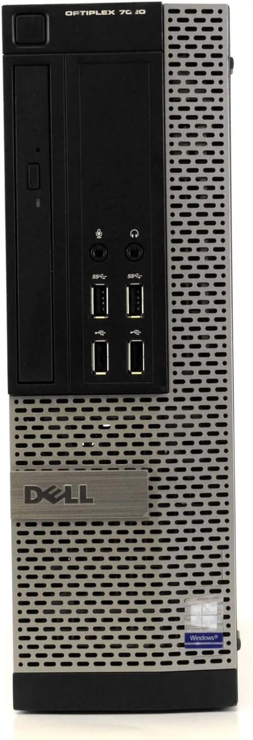 Dell Optiplex 4th Generation Desktop Computer | Quad Core Intel i5 (3.2) | 8GB DDR3 RAM | 500GB SSD Solid State | Windows 10 Professional | Home or Office PC (Renewed)