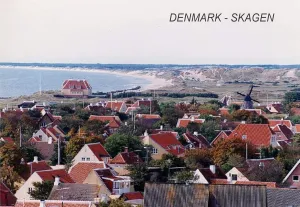 Denmark Danish Fridge Refrigerator Magnets (12 Piece, Style: Skagen #DEN14)