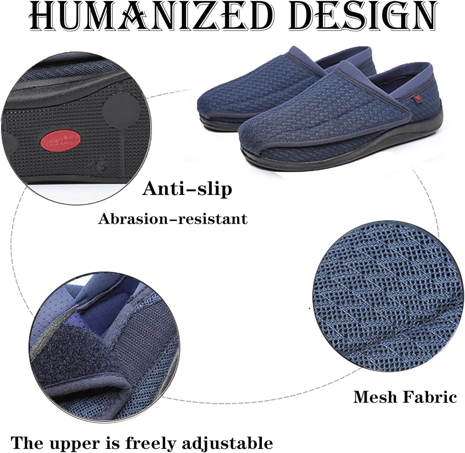 Diabetic Extra Wide Width Shoes for Women Breathable Mesh Walking Shoes Walking Shoes