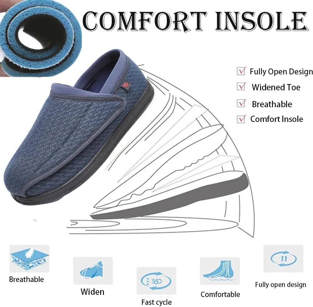 Diabetic Extra Wide Width Shoes for Women Breathable Mesh Walking Shoes Walking Shoes