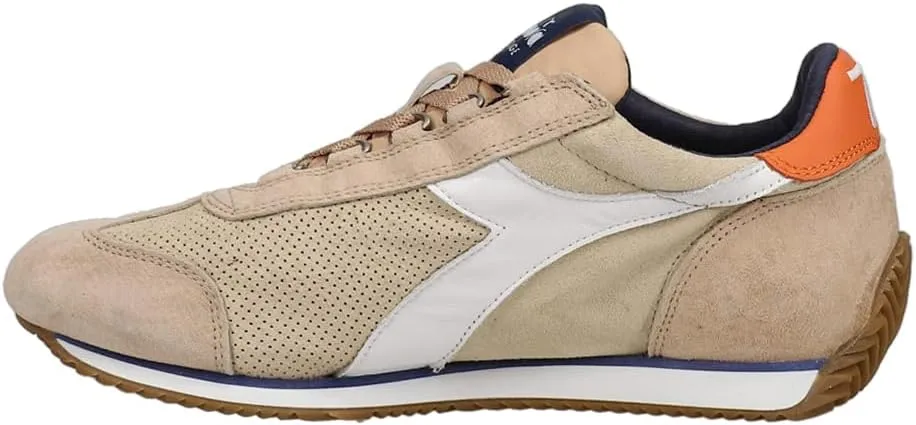 Diadora Mens Equipe Suede Sw Lace Up Sneakers Shoes Casual - Beige