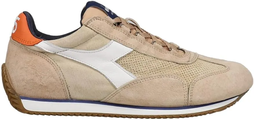 Diadora Mens Equipe Suede Sw Lace Up Sneakers Shoes Casual - Beige
