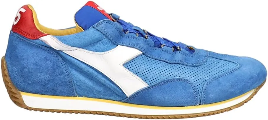 Diadora Mens Equipe Suede Sw Lace Up Sneakers Shoes Casual - Blue