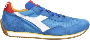 Diadora Mens Equipe Suede Sw Lace Up Sneakers Shoes Casual - Blue