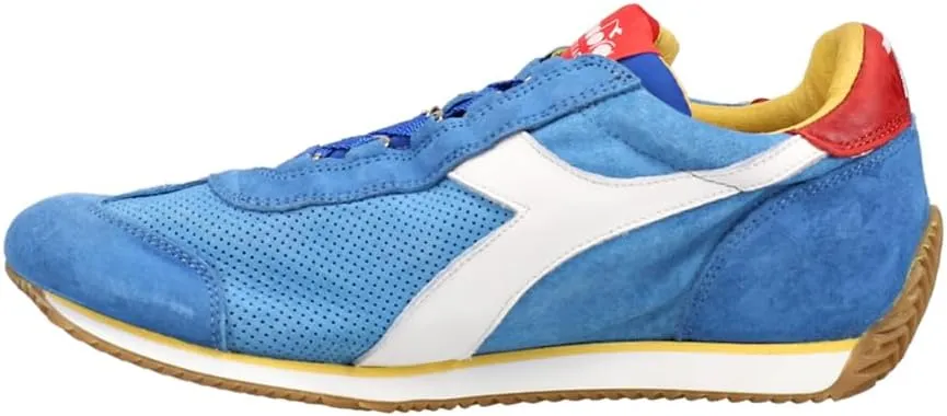 Diadora Mens Equipe Suede Sw Lace Up Sneakers Shoes Casual - Blue