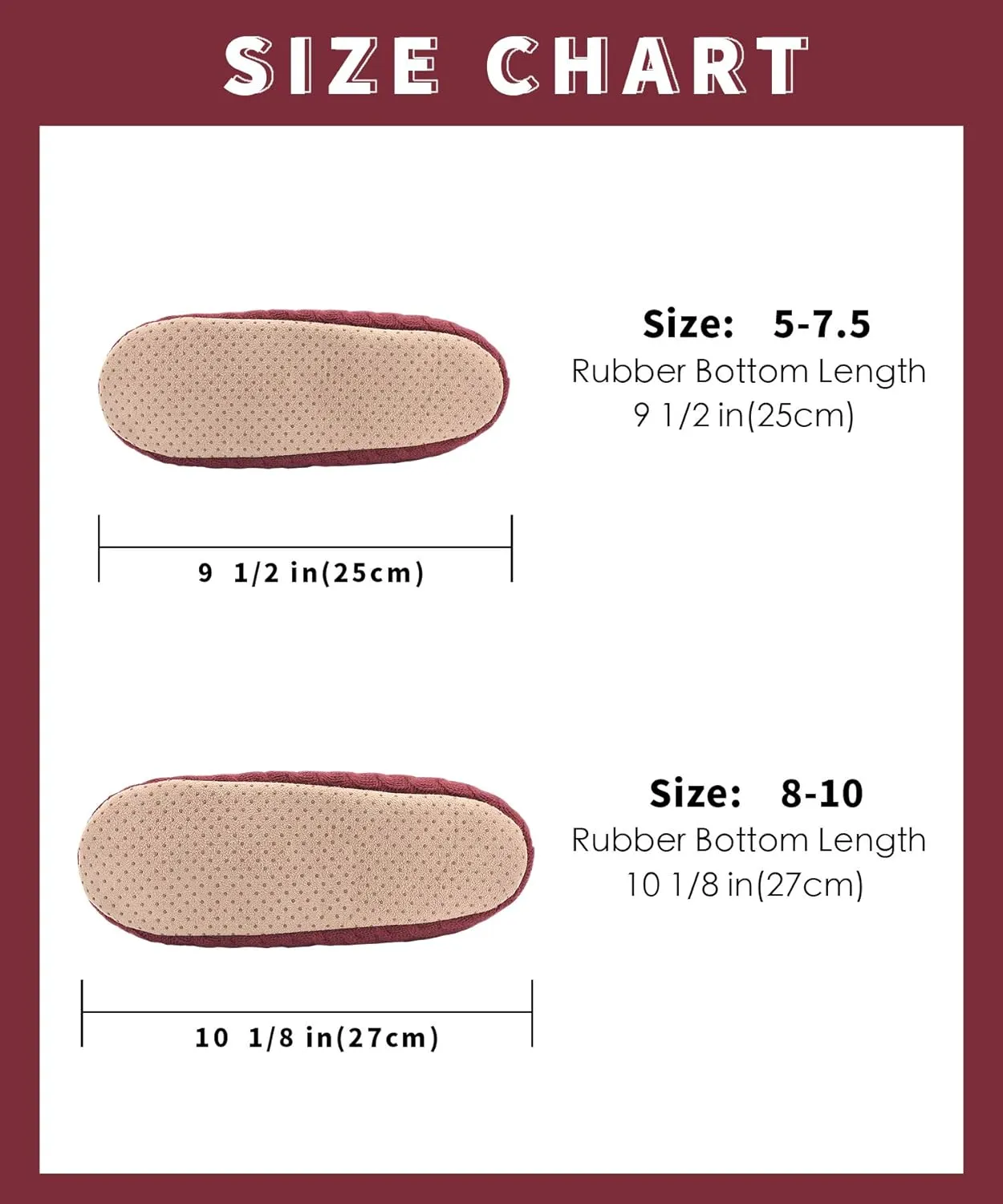 DICUIRD Womens Thick & Warm Slipper Socks with Grippers - Knit House Slippers