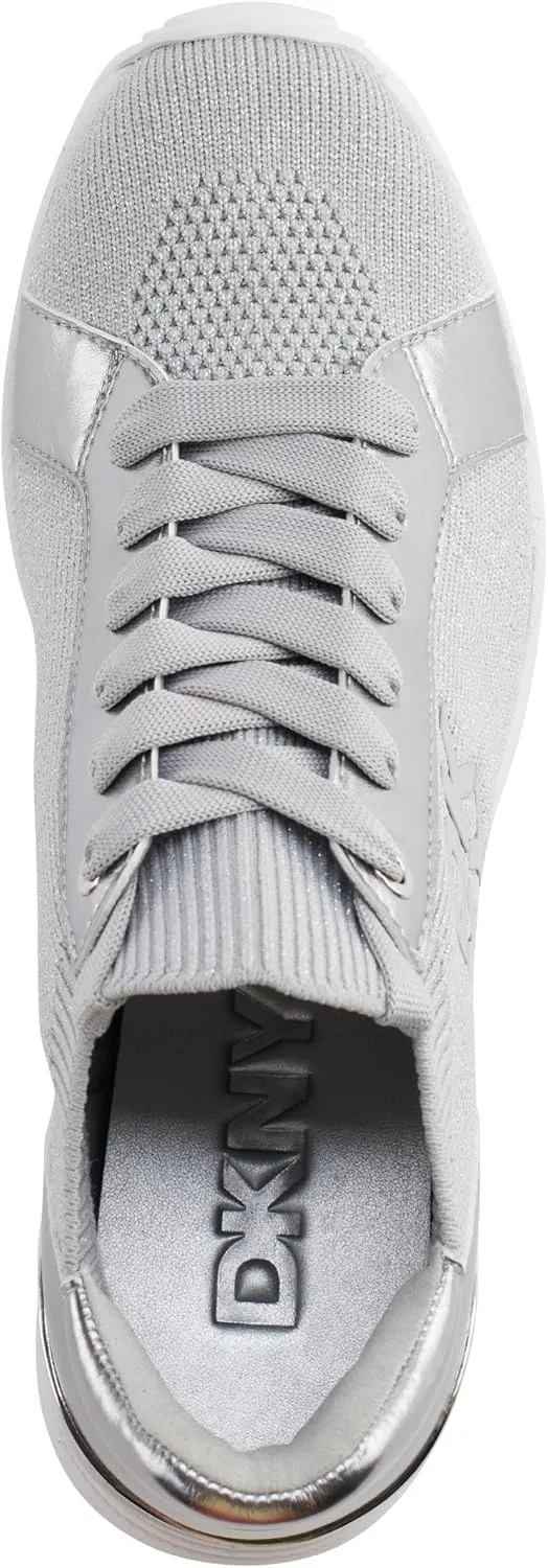 DKNY Women's Kasia Lace Up Wedge Sneaker