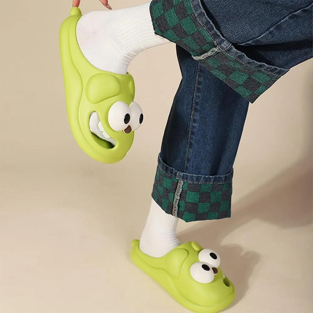 Dog Sandals Tongue, Tongue Kiss The Slipper, Big Eye Dog Slippers 3D Soft Sole Cartoon for Woman & Man