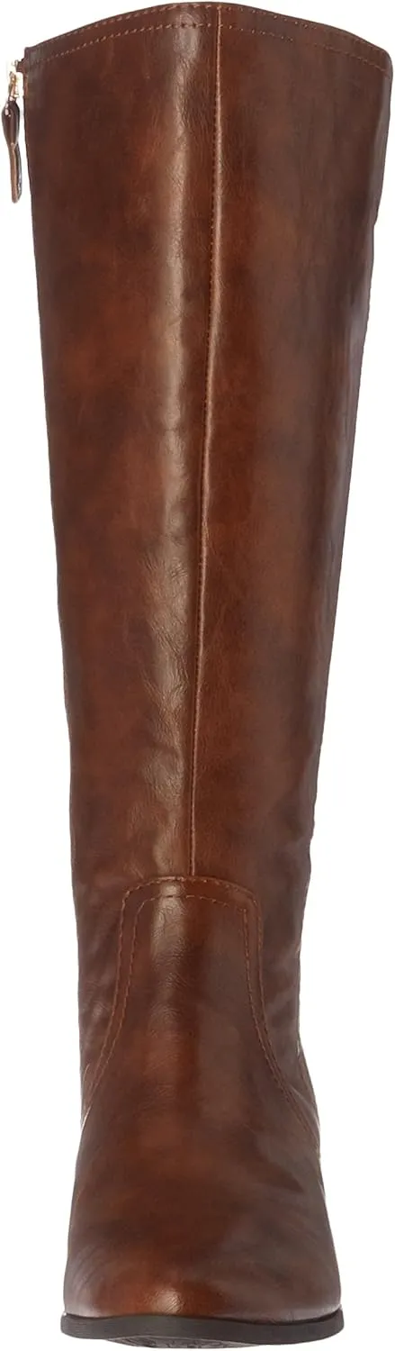 Dr. Scholl's Shoes womens Brilliance Wide Calf Riding Boot