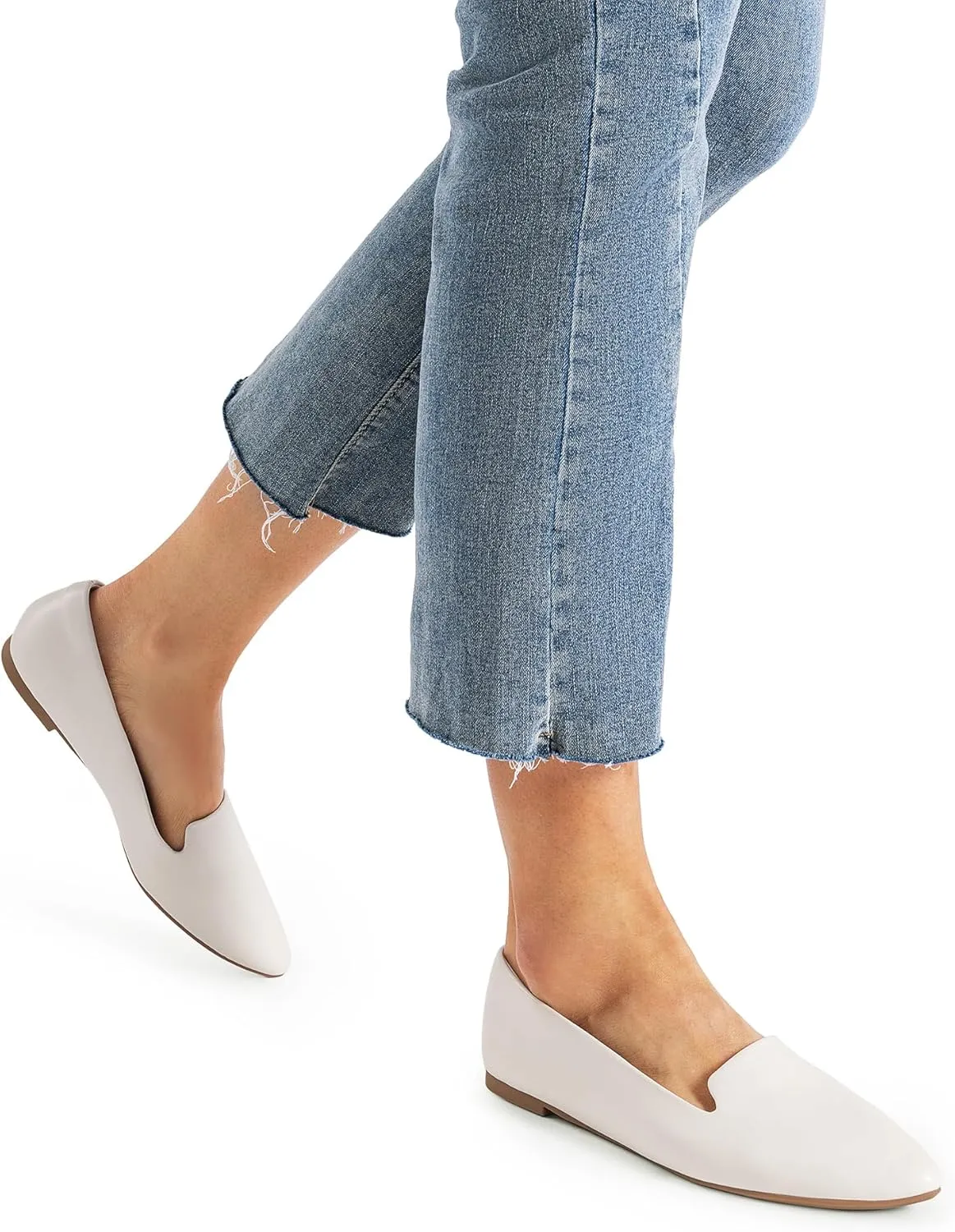 DREAM PAIRS Women's Flats, Pointed Toe Slip-On Dressy Flat Shoes, Comfortable Business Casual Dress Shoes for Office Work