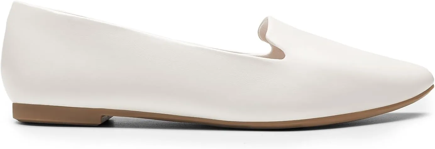 DREAM PAIRS Women's Flats, Pointed Toe Slip-On Dressy Flat Shoes, Comfortable Business Casual Dress Shoes for Office Work