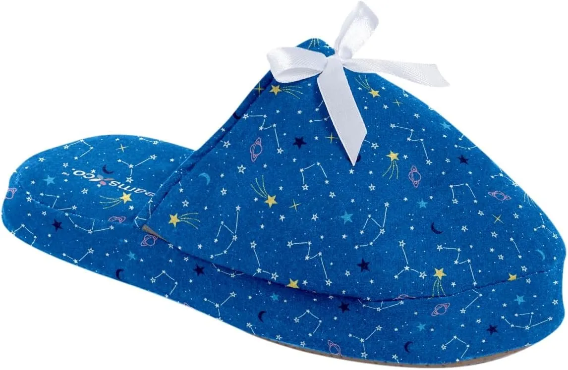 Dreams & Co. Women's Plus Size Cotton Slipper.