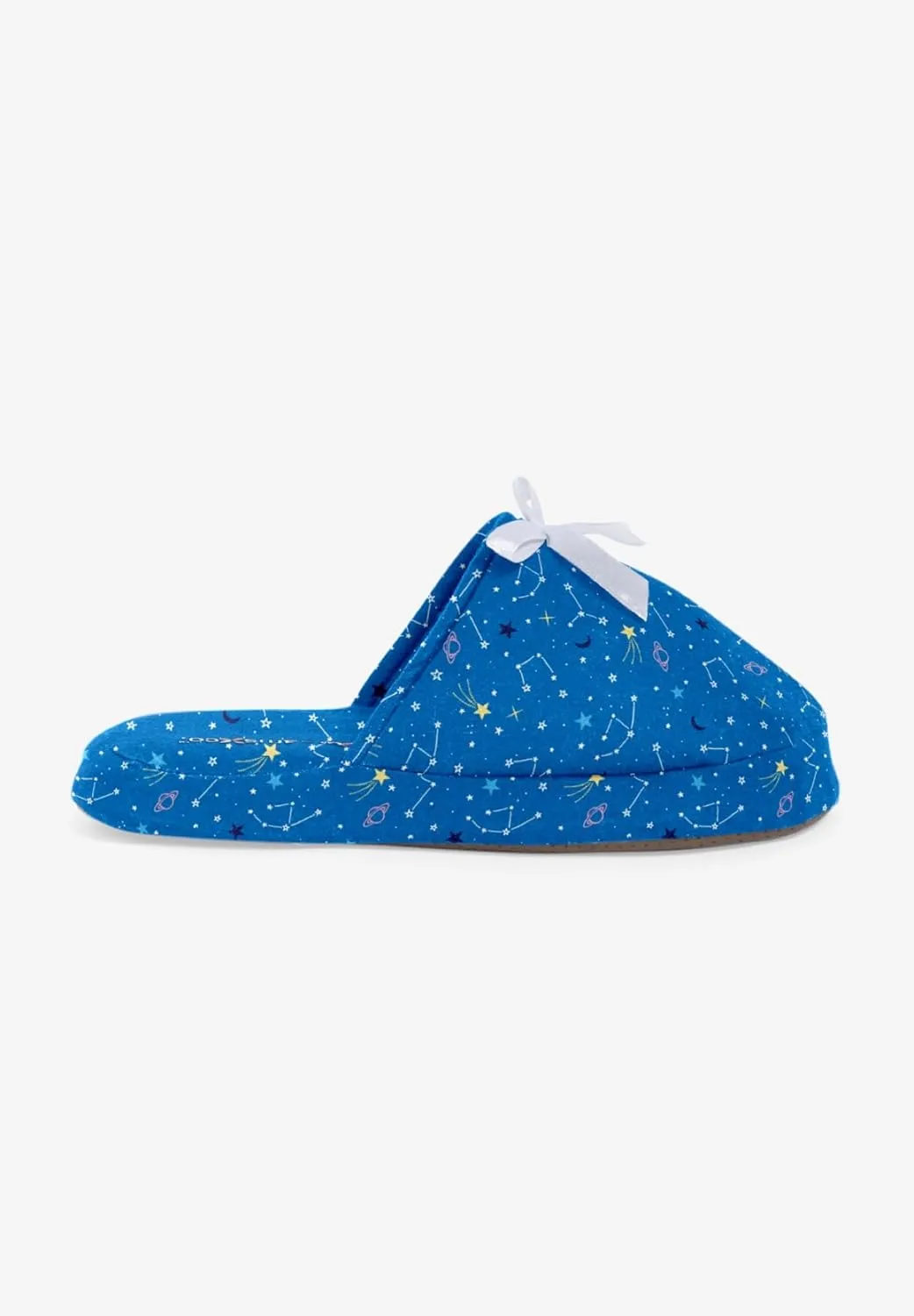 Dreams & Co. Women's Plus Size Cotton Slipper.