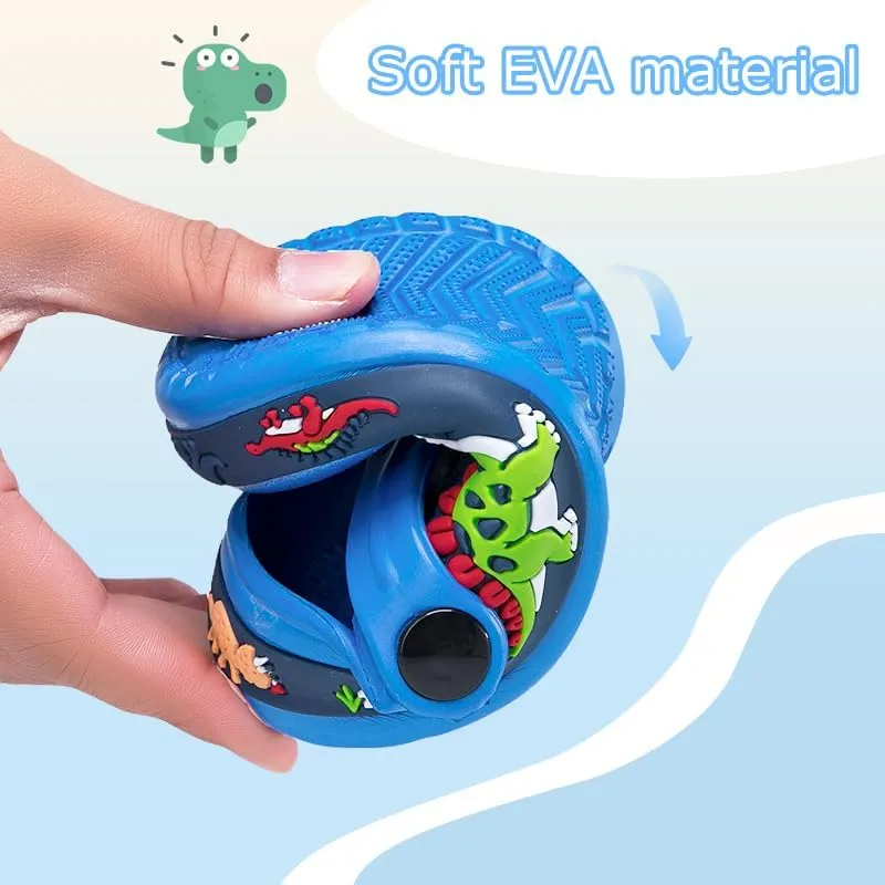 Drecage Toddler Clogs Kids Clogs for Girls Boys Slip on Garden Clogs Slide Sandals Waterproof Beach Pool Shoes Slipper
