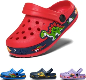 Drecage Toddler Clogs Kids Clogs for Girls Boys Slip on Garden Clogs Slide Sandals Waterproof Beach Pool Shoes Slipper