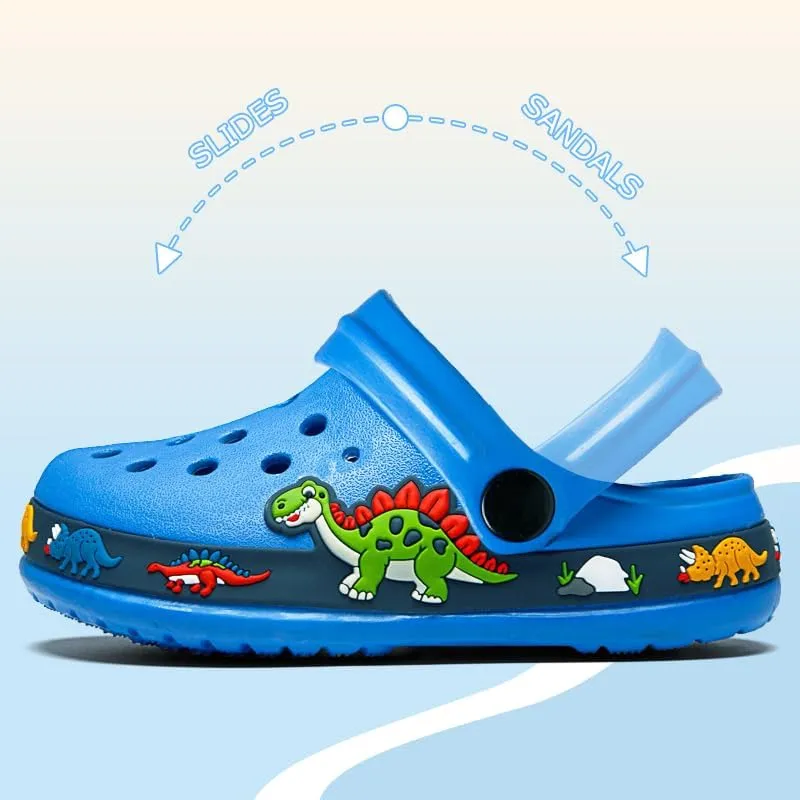 Drecage Toddler Clogs Kids Clogs for Girls Boys Slip on Garden Clogs Slide Sandals Waterproof Beach Pool Shoes Slipper