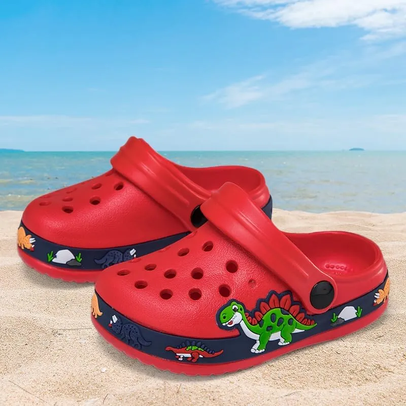 Drecage Toddler Clogs Kids Clogs for Girls Boys Slip on Garden Clogs Slide Sandals Waterproof Beach Pool Shoes Slipper