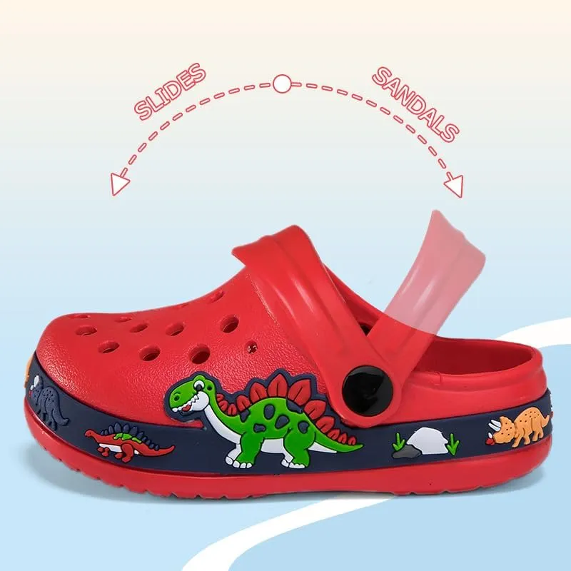 Drecage Toddler Clogs Kids Clogs for Girls Boys Slip on Garden Clogs Slide Sandals Waterproof Beach Pool Shoes Slipper