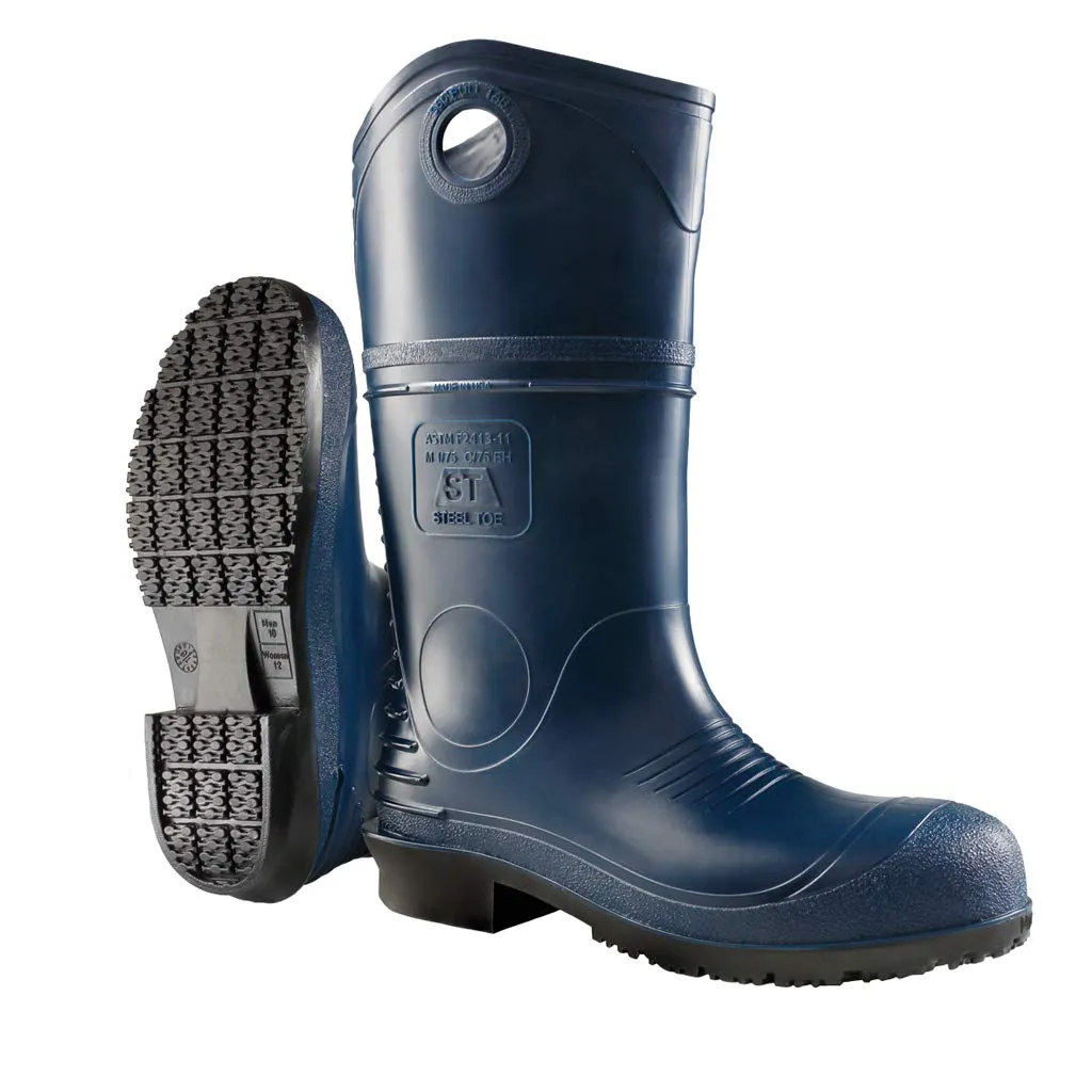DUNLOP Protective Footwear, DuraPro Steel Toe, 100% Waterproof Polyblend PVC Material, Comfortable DURAPRO Energizing Insoles, Lightweight and Durable8908600.12, Size 12 US, Black