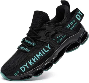 DYKHMILY Steel Toe Wide Sneakers for Women Lightweight Safety Shoes Breathable Slip on Work Shoe