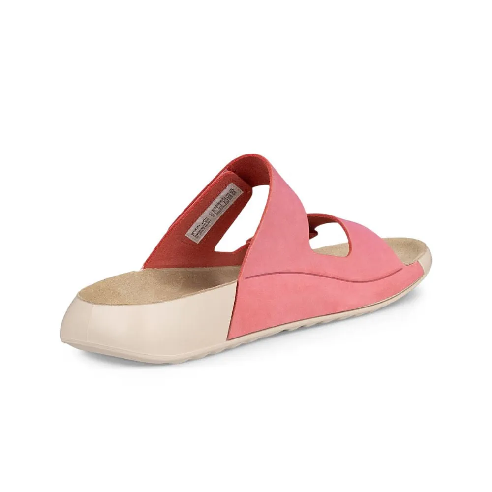 ECCO Women's cozmo Nubuck Two Strap Sandal