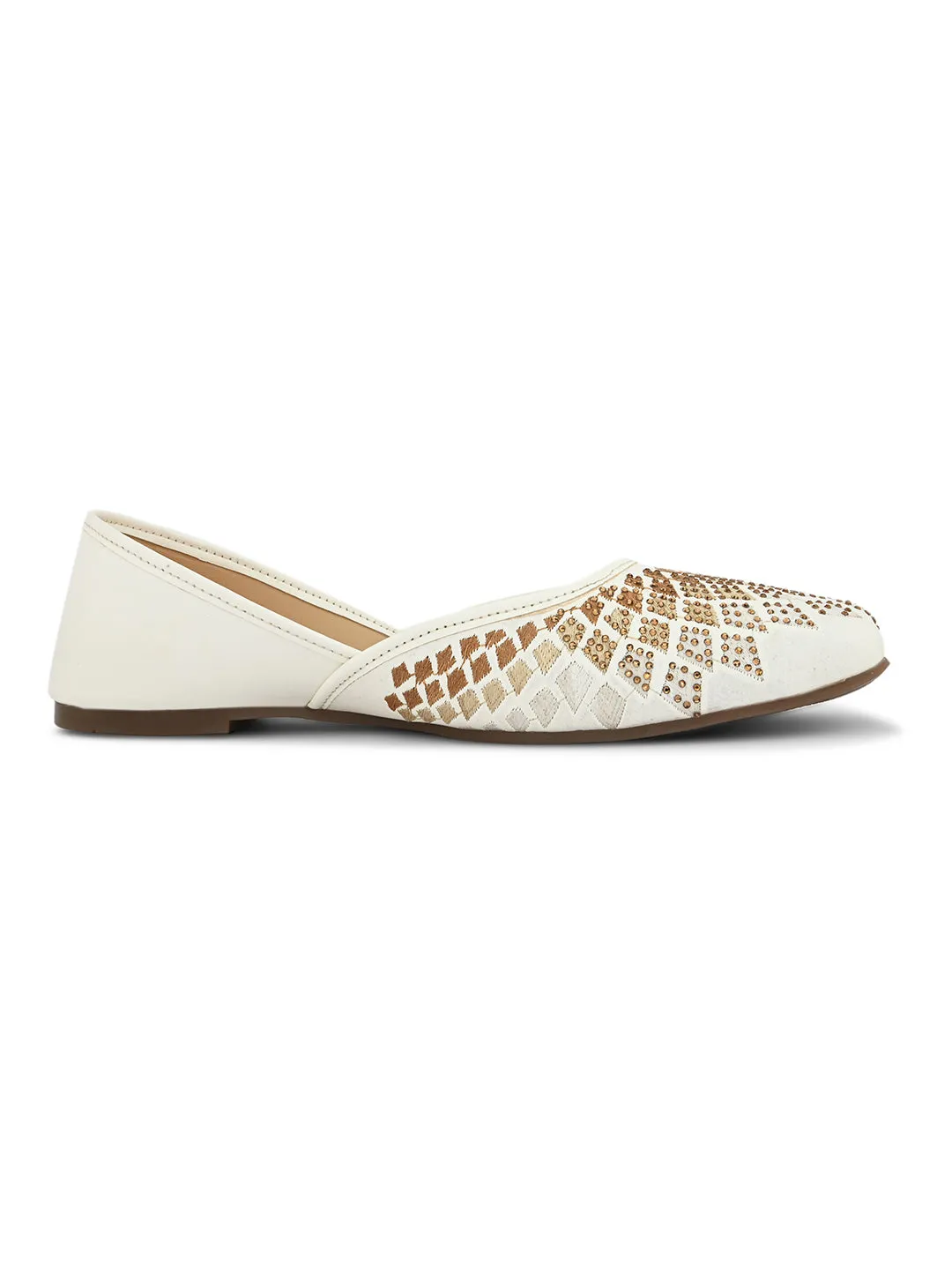 Embellished Slip-On Flat jutti