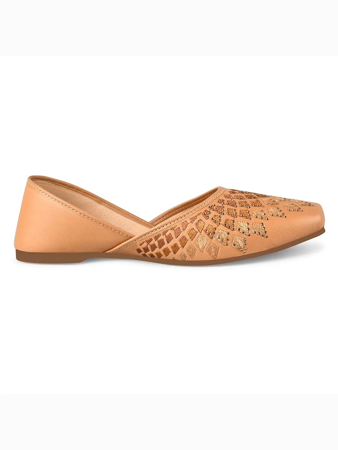Embellished Slip-On Flat jutti