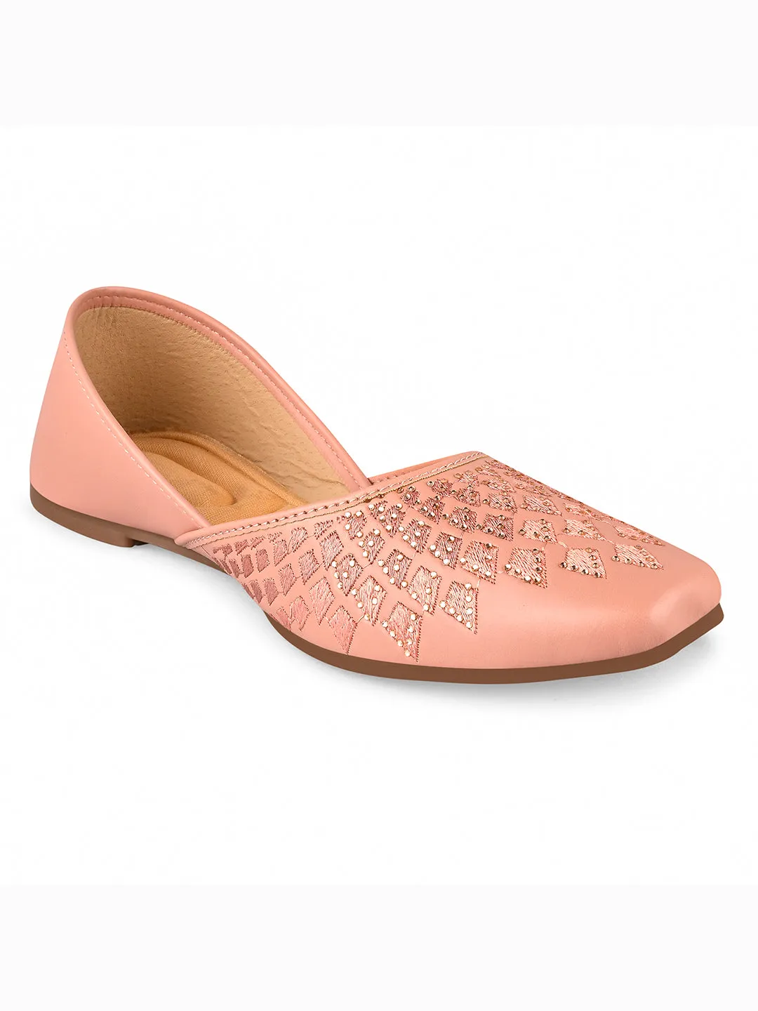 Embellished Slip-On Flat jutti