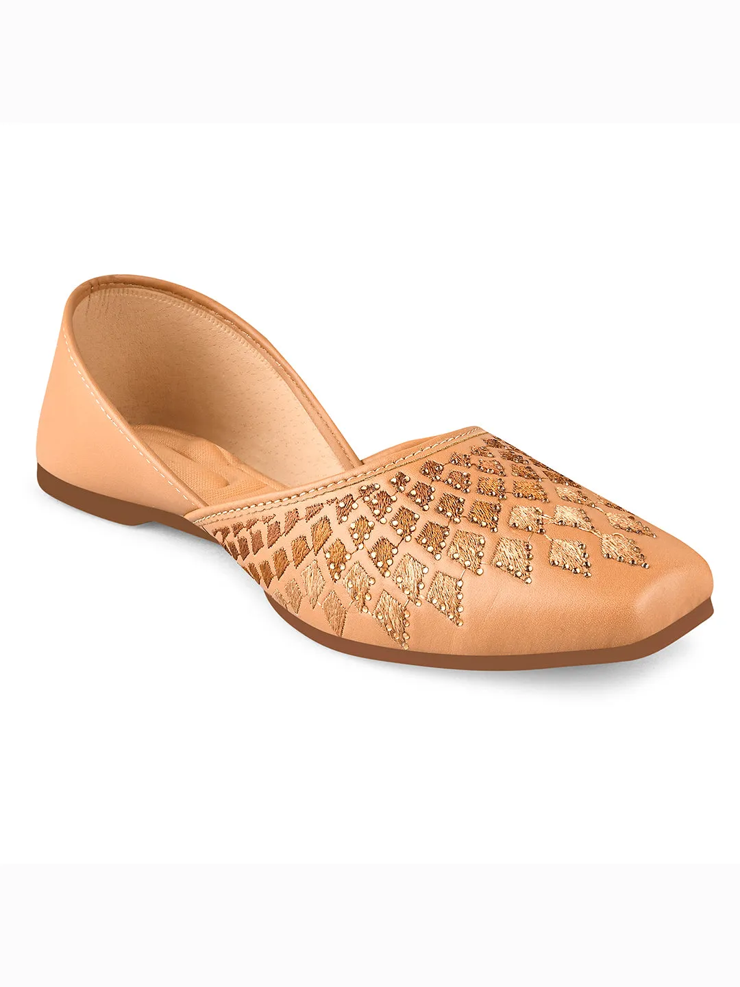 Embellished Slip-On Flat jutti
