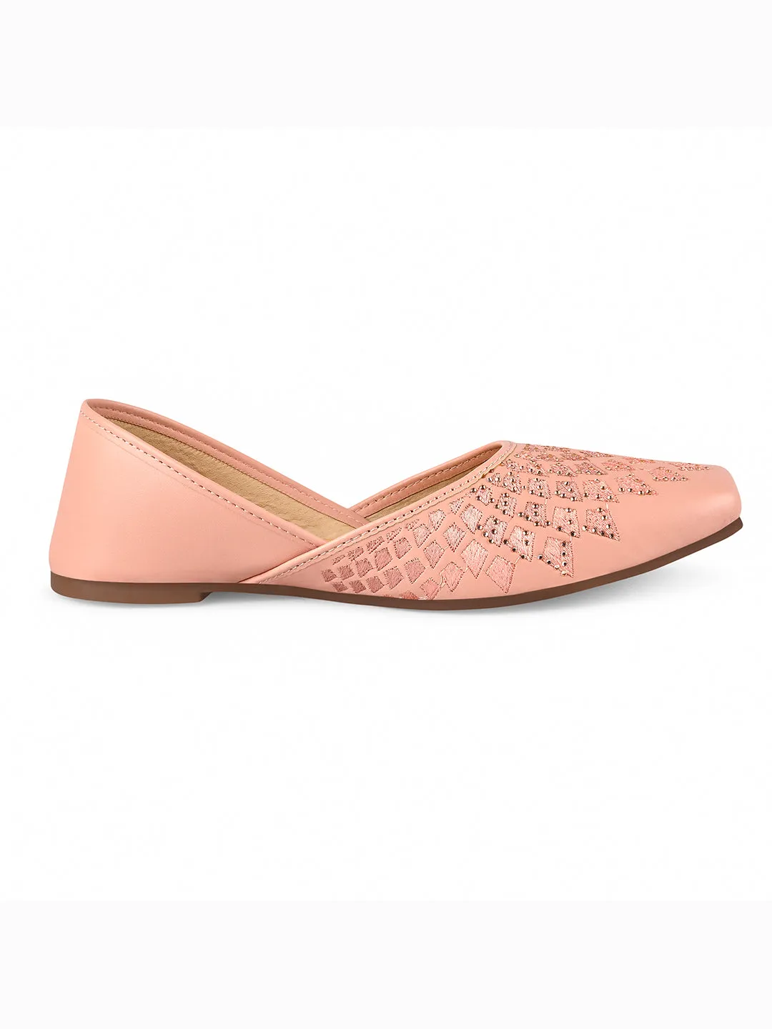 Embellished Slip-On Flat jutti