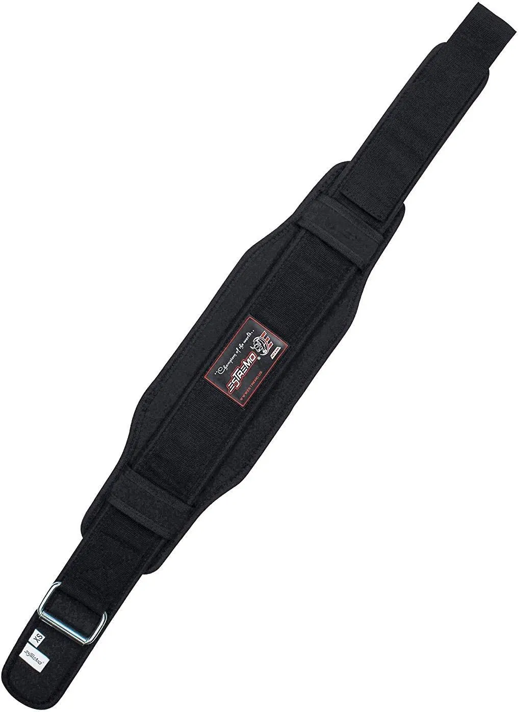 Estremo Men Women Weight Lifting Belt Locking Weights Back Support Neoprene Heavy Duty Core for Performance Powerlifting Squat, Lunges, Deadlift, Clean Thrusters 6 Inches Wide Lumbar Support for Weightlifting and Fitness
