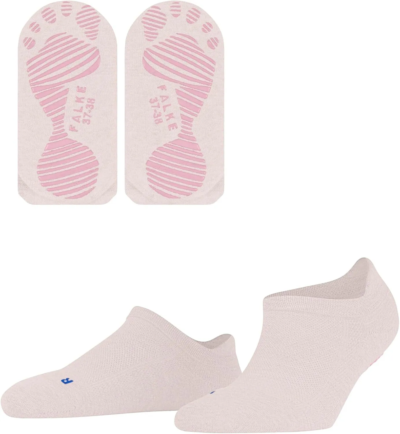 FALKE Women's Cool Kick Sneaker Cut Slipper Socks, Sole Grips, 1 Pair
