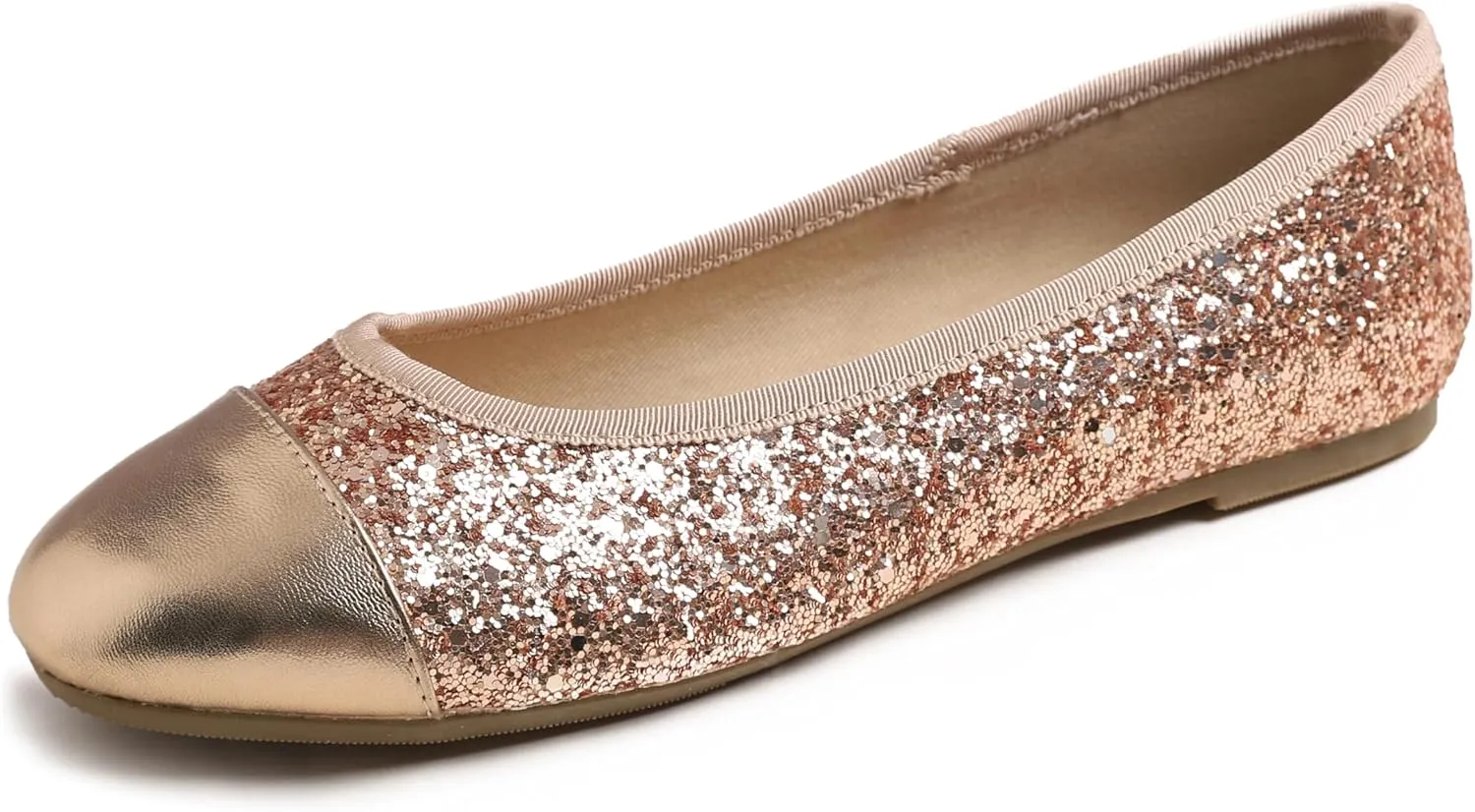 FEVERSOLE Women's Bow Tie Fashion Dress Slip On Shoes Round Toe Ballet Flat