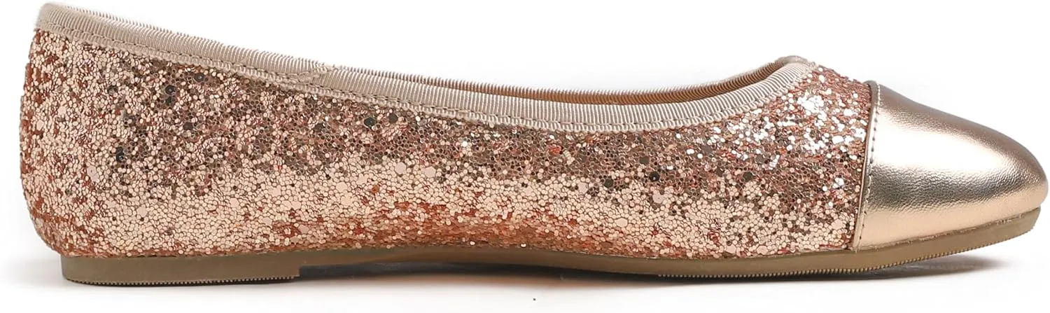 FEVERSOLE Women's Bow Tie Fashion Dress Slip On Shoes Round Toe Ballet Flat