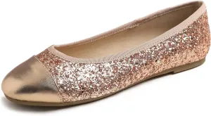 FEVERSOLE Women's Bow Tie Fashion Dress Slip On Shoes Round Toe Ballet Flat