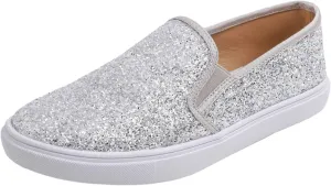 FEVERSOLE Women's Fashion Slip-On Sneaker Casual Flat Loafers