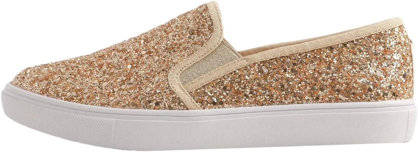 FEVERSOLE Women's Fashion Slip-On Sneaker Casual Flat Loafers