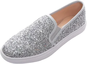 FEVERSOLE Women's Fashion Slip-On Sneaker Casual Flat Loafers