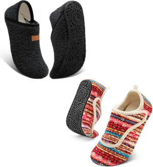 Fires Slippers for Women Men Indoor and Outdoor Socks